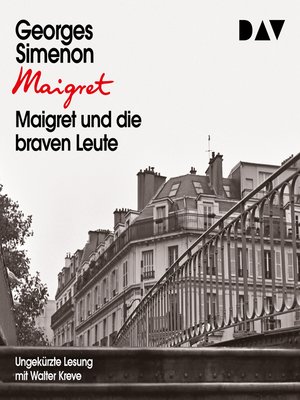 cover image of Maigret und die braven Leute